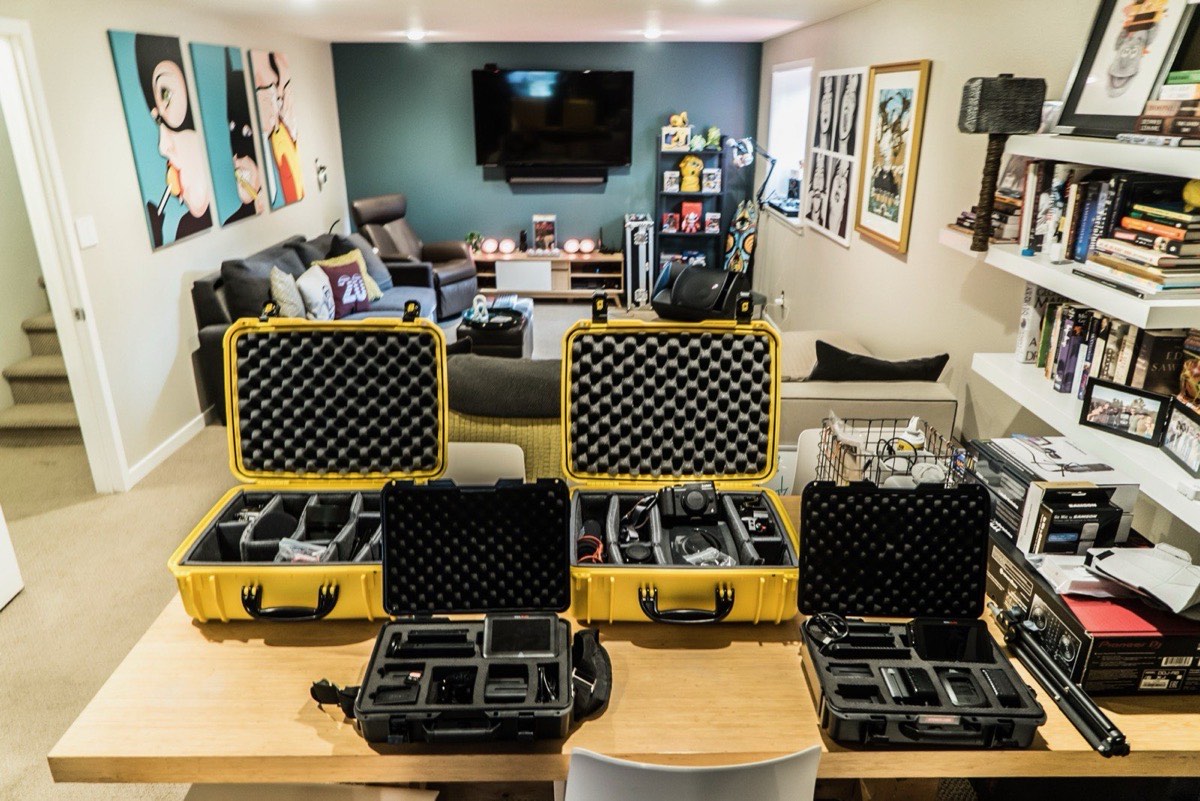 Flight cases. The unglamorous half of every show you ever loved.